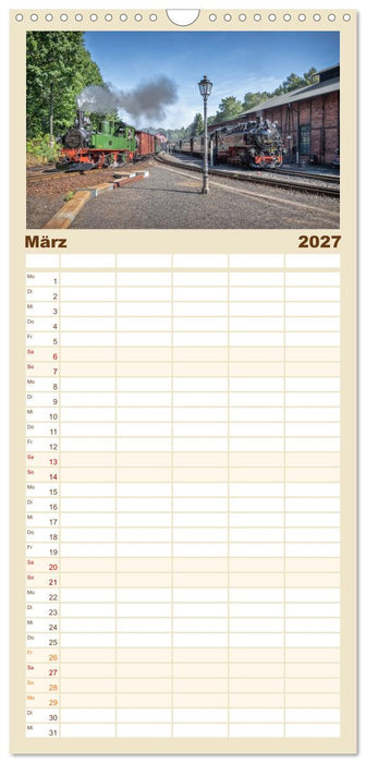 Volldampf voraus! (CALVENDO Familienplaner 2027)