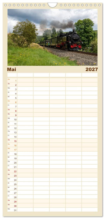 Volldampf voraus! (CALVENDO Familienplaner 2027)