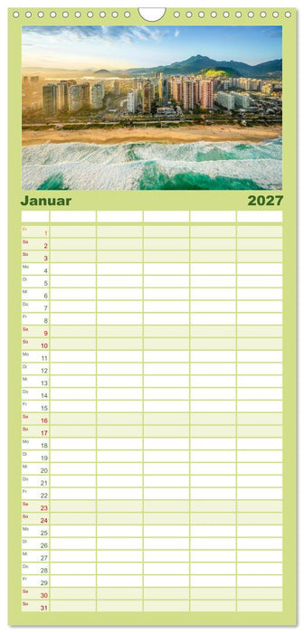 Brasilien - Das einzigartige Land in Südamerika. (CALVENDO Familienplaner 2027)