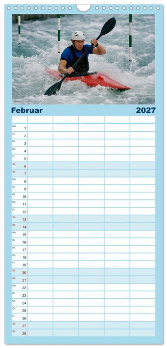 Wassersport. Wettkampf und Freizeit im, auf und unter Wasser (CALVENDO Familienplaner 2027)