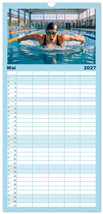 Wassersport. Wettkampf und Freizeit im, auf und unter Wasser (CALVENDO Familienplaner 2027)
