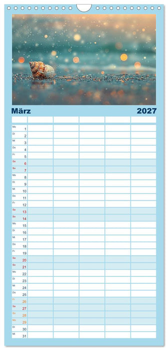 Sandgeflüster und Muschelzauber (CALVENDO Familienplaner 2027)