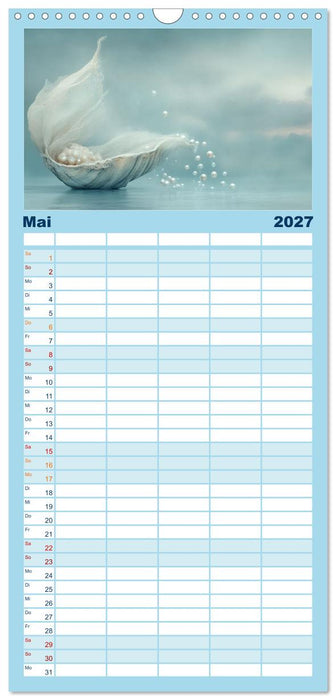 Sandgeflüster und Muschelzauber (CALVENDO Familienplaner 2027)