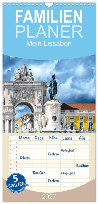 Mein Lissabon (CALVENDO Familienplaner 2027)