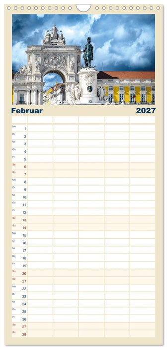 Mein Lissabon (CALVENDO Familienplaner 2027)