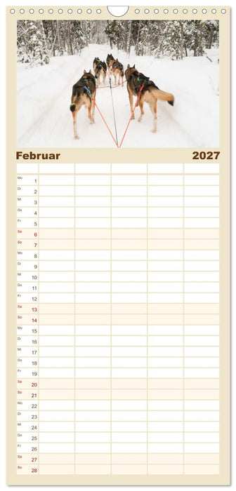 Finnisch Lappland (CALVENDO Familienplaner 2027)