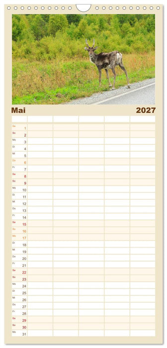 Finnisch Lappland (CALVENDO Familienplaner 2027)