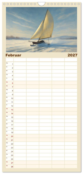 Wind bewegt die Welt (CALVENDO Familienplaner 2027)