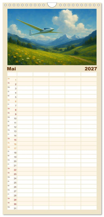 Wind bewegt die Welt (CALVENDO Familienplaner 2027)