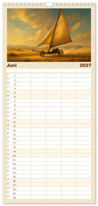 Wind bewegt die Welt (CALVENDO Familienplaner 2027)