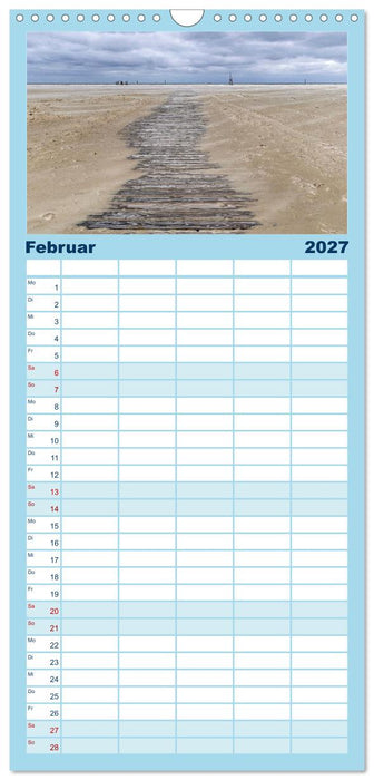 Inselbilder Amrum (CALVENDO Familienplaner 2027)
