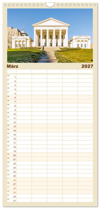 USA Ostküste. Von den Blue Ridge Mountains bis zur Chesapeake Bay (CALVENDO Familienplaner 2027)
