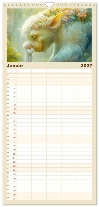 Willkommen im Fantasieland - Märchenbilder (CALVENDO Familienplaner 2027)