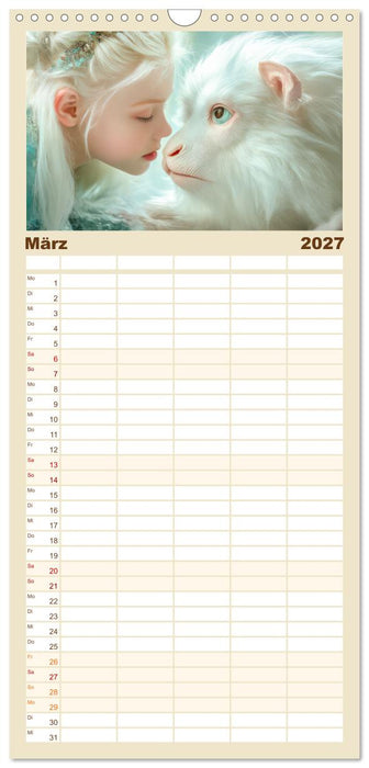 Willkommen im Fantasieland - Märchenbilder (CALVENDO Familienplaner 2027)