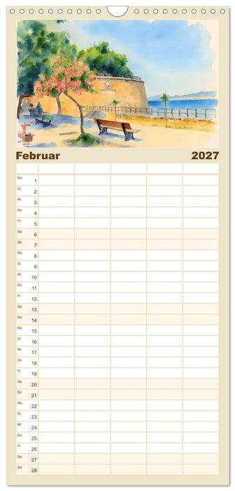 Zauberhafte griechische Inselwelt (CALVENDO Familienplaner 2027)