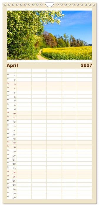 Schöne Wege im Salzburger Land (CALVENDO Familienplaner 2027)