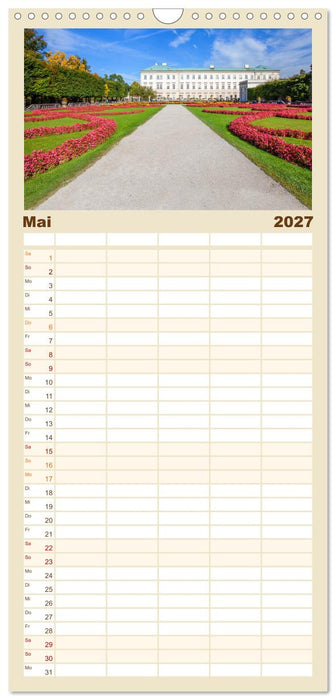 Schöne Wege im Salzburger Land (CALVENDO Familienplaner 2027)