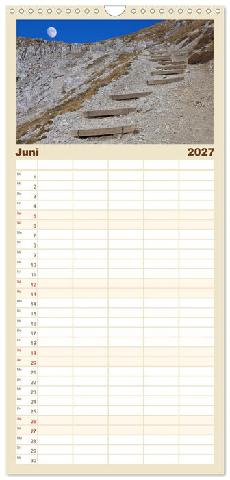 Schöne Wege im Salzburger Land (CALVENDO Familienplaner 2027)