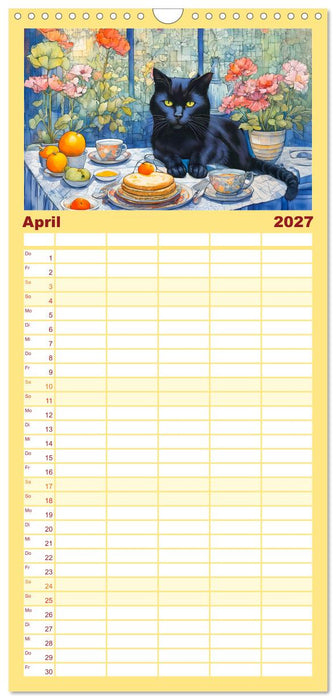 Katzenzauber - Katzenkalender mit stimmungsvollen Bildern (CALVENDO Familienplaner 2027)