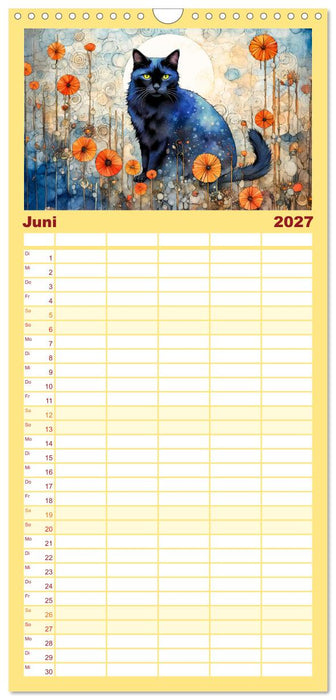 Katzenzauber - Katzenkalender mit stimmungsvollen Bildern (CALVENDO Familienplaner 2027)