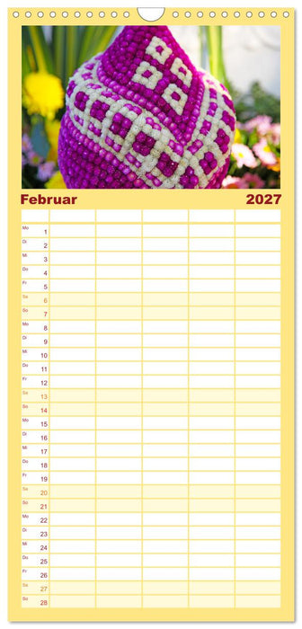 Asien - Farbenfrohe Blumenketten (CALVENDO Familienplaner 2027)