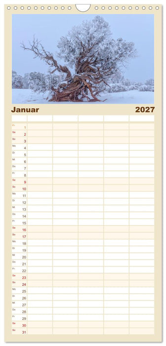Kraftplätze der Indianer (CALVENDO Familienplaner 2027)