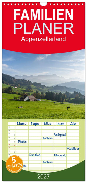 Appenzellerland (CALVENDO Familienplaner 2027)