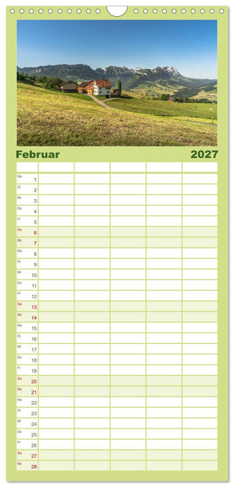 Appenzellerland (CALVENDO Familienplaner 2027)