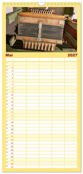 Concertina und Bandoneon (CALVENDO Familienplaner 2027)
