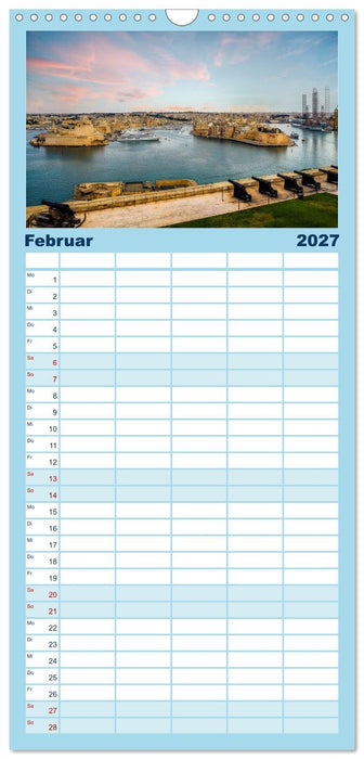 Wundervolles Malta (CALVENDO Familienplaner 2027)
