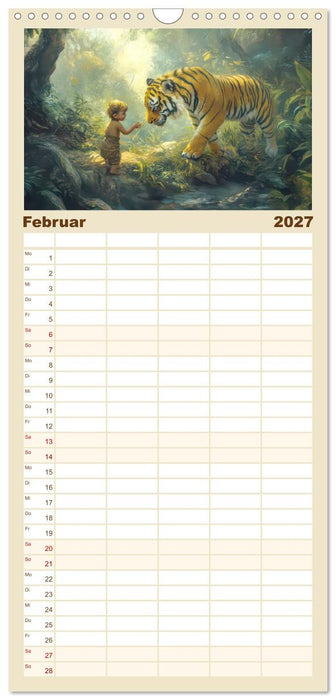 Verträumte Begegnungen - Kinderkalender (CALVENDO Familienplaner 2027)