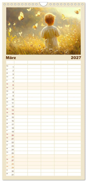 Verträumte Begegnungen - Kinderkalender (CALVENDO Familienplaner 2027)