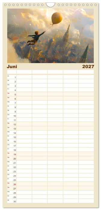 Verträumte Begegnungen - Kinderkalender (CALVENDO Familienplaner 2027)