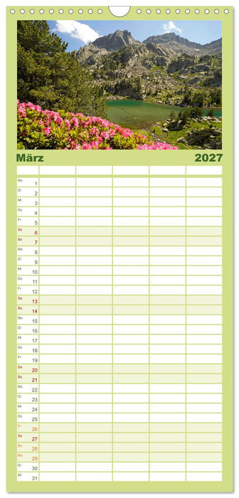 Faszination Naturwunder (CALVENDO Familienplaner 2027)