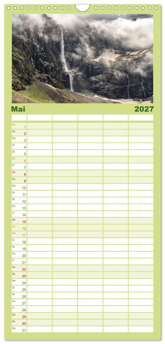 Faszination Naturwunder (CALVENDO Familienplaner 2027)