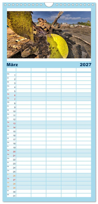 Wracks der Vergangenheit – Gestrandete Zeugen der Zeit (CALVENDO Familienplaner 2027)