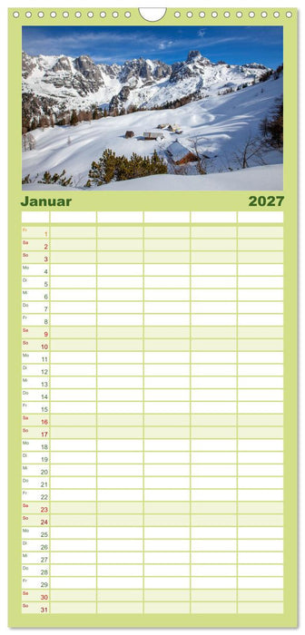 Annaberg und Lungötz (CALVENDO Familienplaner 2027)
