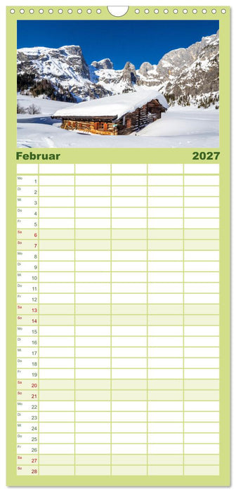 Annaberg und Lungötz (CALVENDO Familienplaner 2027)