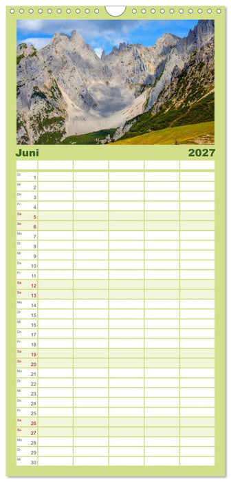 Annaberg und Lungötz (CALVENDO Familienplaner 2027)
