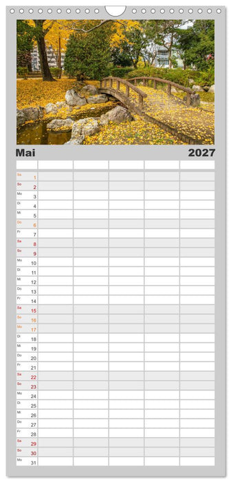 Herbst in Japan (CALVENDO Familienplaner 2027)