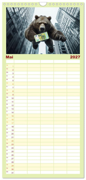 Börsenkalender – der Kalender für Aktien, Trader und Börsenprofis. (CALVENDO Familienplaner 2027)