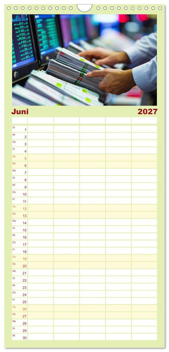 Börsenkalender – der Kalender für Aktien, Trader und Börsenprofis. (CALVENDO Familienplaner 2027)