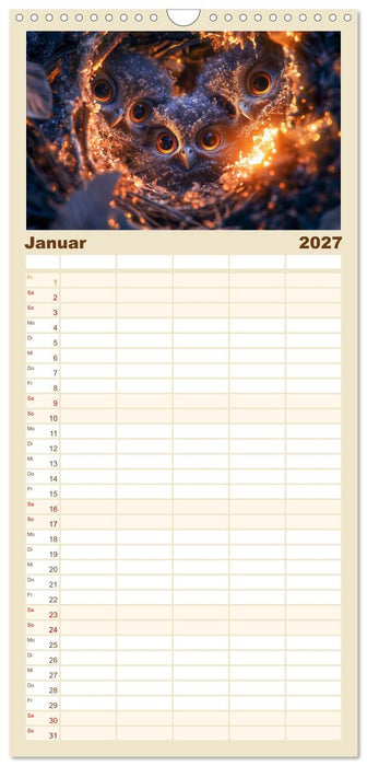 Augen wie Knöpfe (CALVENDO Familienplaner 2027)