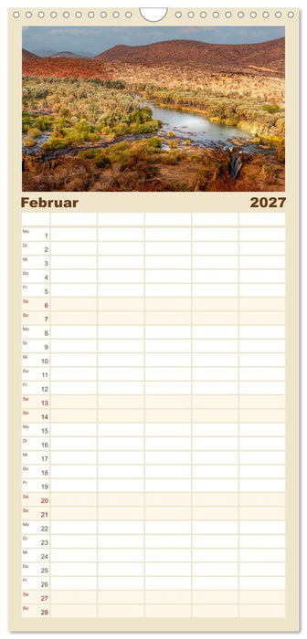 Namibia - Land der Kontraste (CALVENDO Familienplaner 2027)