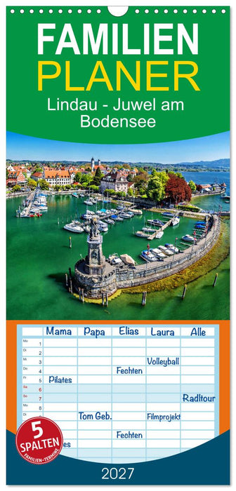 Lindau - Juwel am Bodensee (CALVENDO Familienplaner 2027)