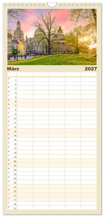 Dresden - zeitlose Schönheit (CALVENDO Familienplaner 2027)