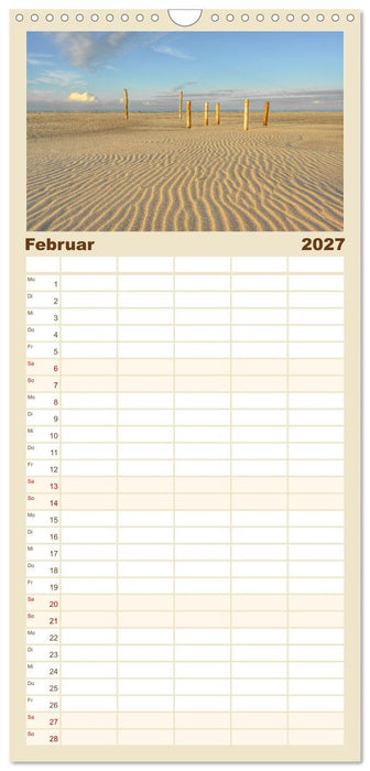 Wunderschönes Amrum (CALVENDO Familienplaner 2027)