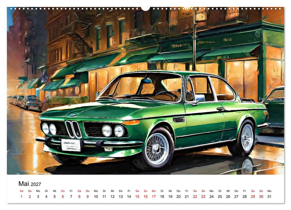 Sportwagen - Digital Arts by Jean-Louis Glineur (CALVENDO Premium Wandkalender 2027)