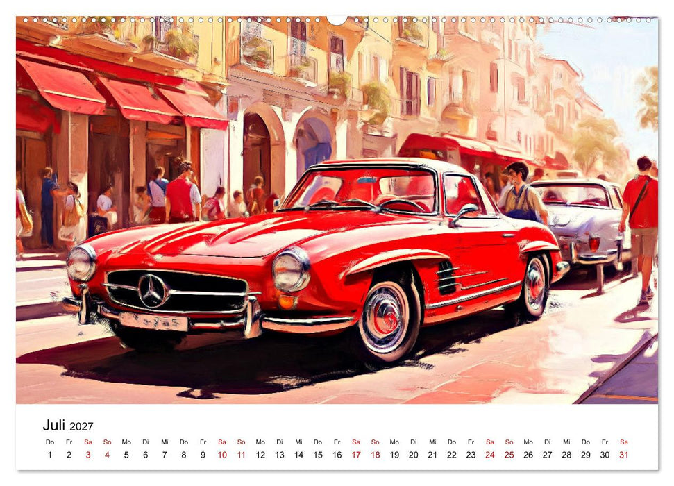 Sportwagen - Digital Arts by Jean-Louis Glineur (CALVENDO Premium Wandkalender 2027)