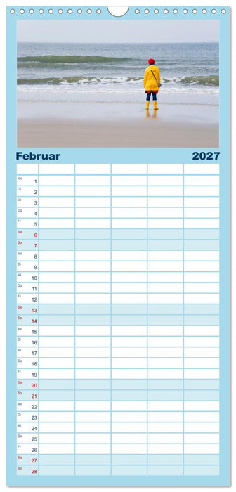 Buntes und blühendes Borkum (CALVENDO Familienplaner 2027)